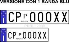 Carica l&#39;immagine nel visualizzatore di Gallery, TARGHE PROVA RETTANGOLARI SUPPLEMENTARI PER AUTO ANTERIORE E POSTERIORE IN ALLUMINIO * SCEGLIERE TRA LE 3 TIPOLOGIE DISPONIBILI E COMUNICARE IL NUMERO DI TARGA A: publi2000@libero.it - Tel. 3282918072
