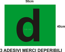Carica l&#39;immagine nel visualizzatore di Gallery, KIT 5 ADESIVI PER TRASPORTO LATTE E MERCI DEPERIBILI NORMATIVA ATP
