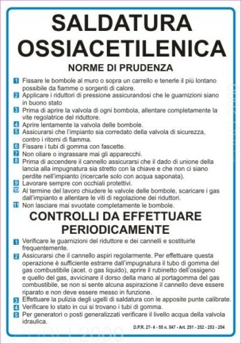 NORME GENERALI DI PRUDENZA 